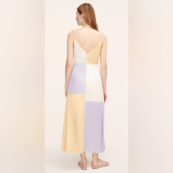 Rebecca Taylor Color Blocked Twill Dress-NWT - Picture 2 of 4